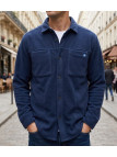 CHALLENGER CLARK1 surchemise polaire bleu marine homme