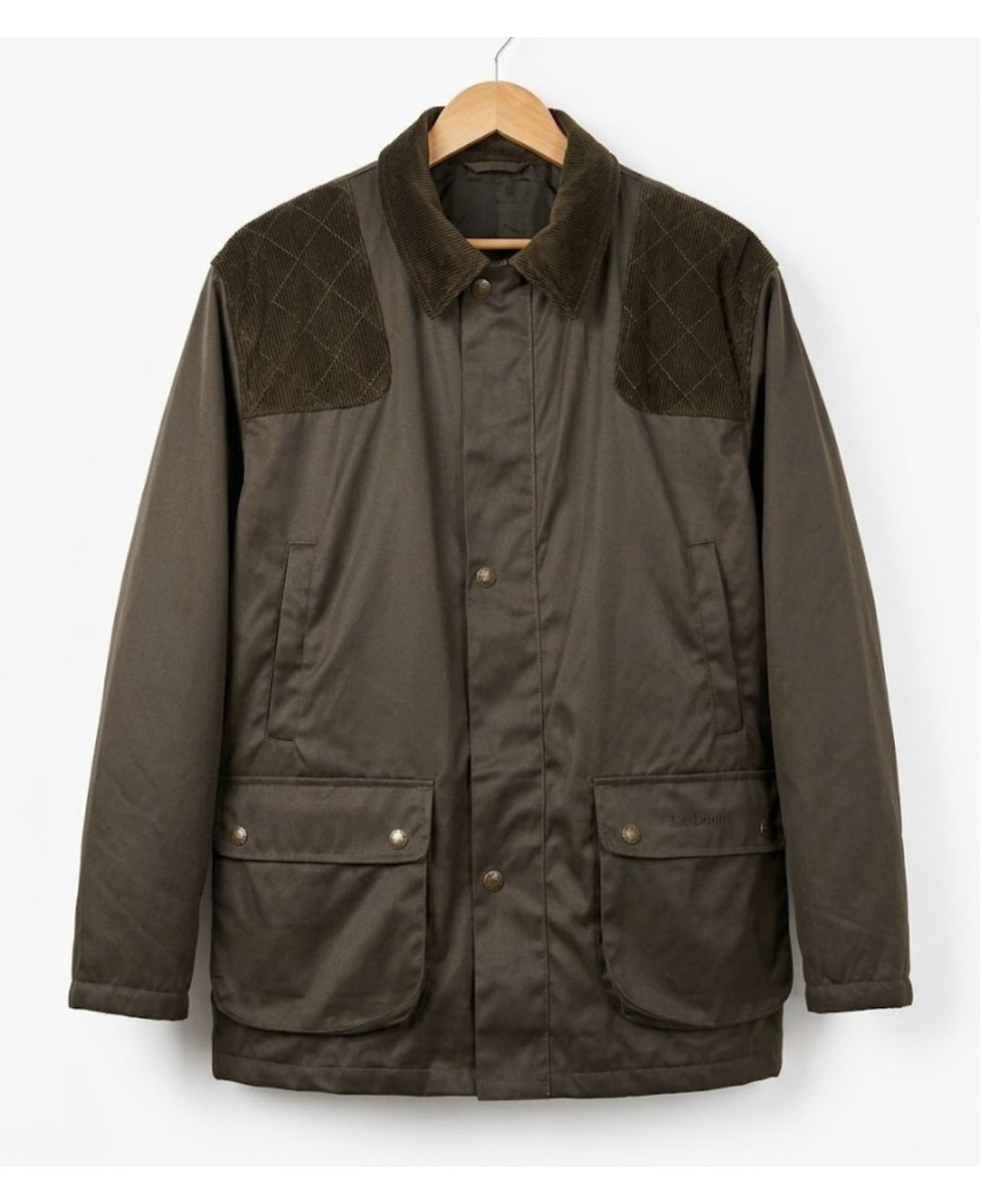 Ledertys Classic — Veste de chasse verte chaude déperlante