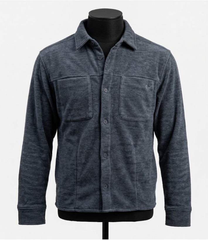 CHALLENGER CLARK2 — Surchemise polaire gris chiné