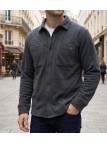 CHALLENGER CLARK2 surchemise polaire gris chiné homme