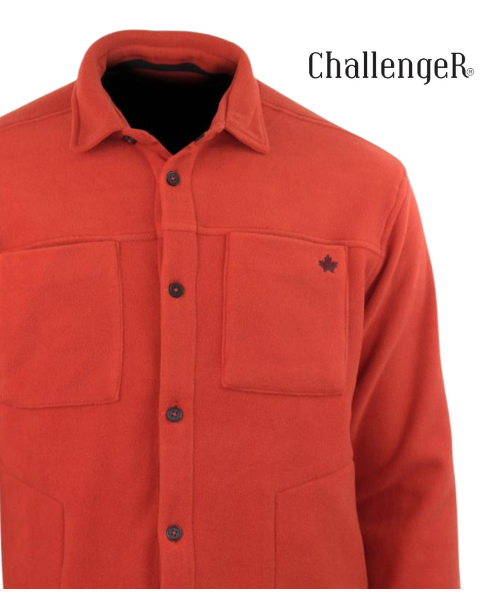 CHALLENGER CLARK3 — Surchemise polaire brique