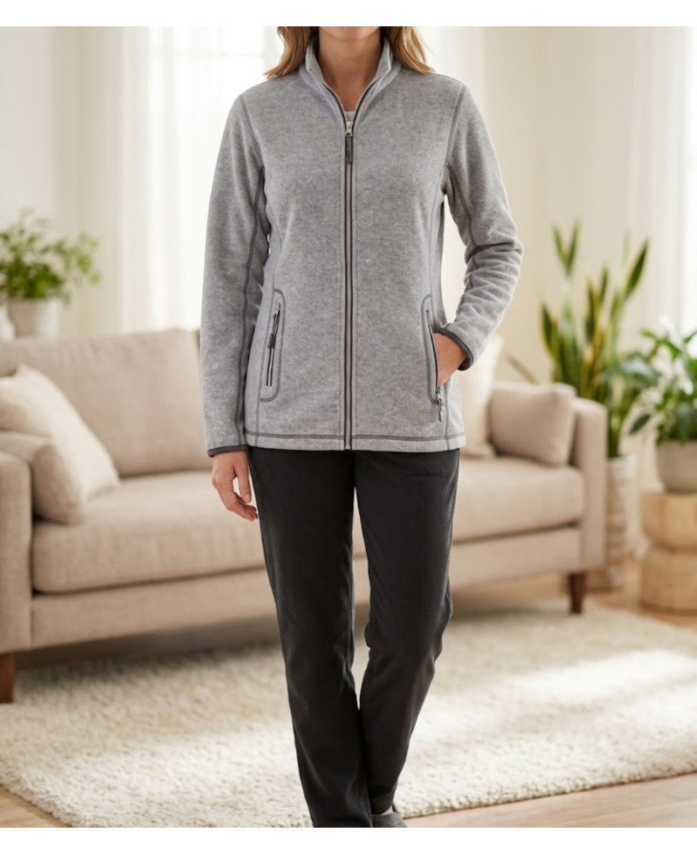 MAYFLOWER OSAKA3 — Veste polaire gris confort
