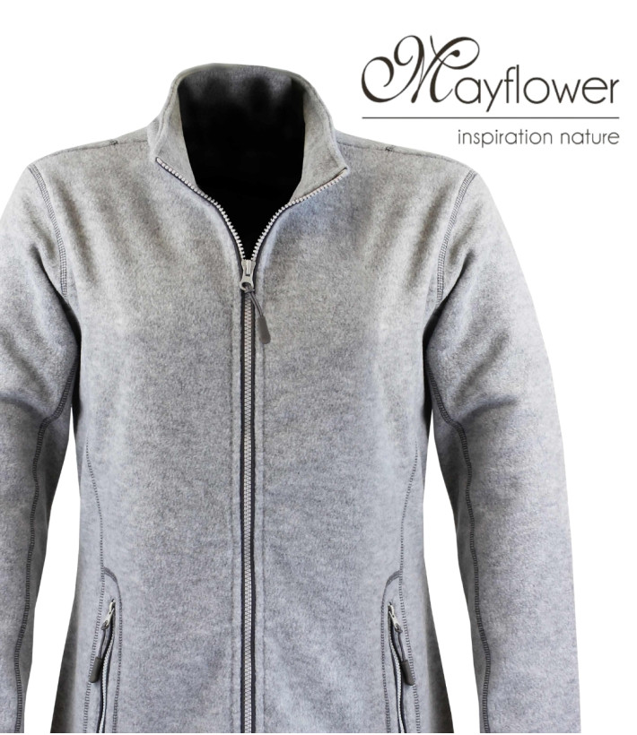 MAYFLOWER OSAKA3 — Veste polaire gris confort