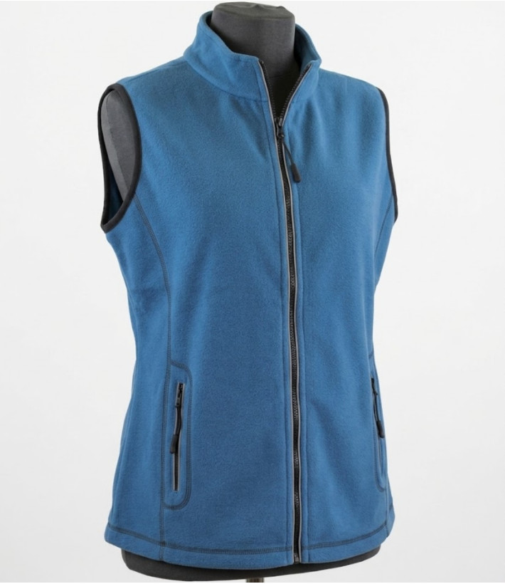 MAYFLOWER SAKURA2 — Gilet polaire bleu sans manches