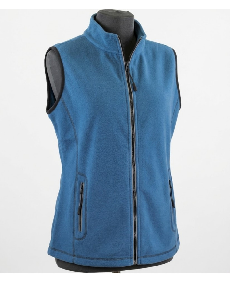 MAYFLOWER SAKURA2 — Gilet polaire bleu sans manches