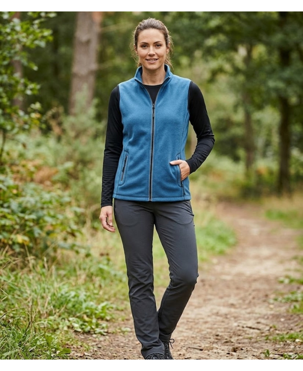 MAYFLOWER SAKURA2 — Gilet polaire bleu sans manches