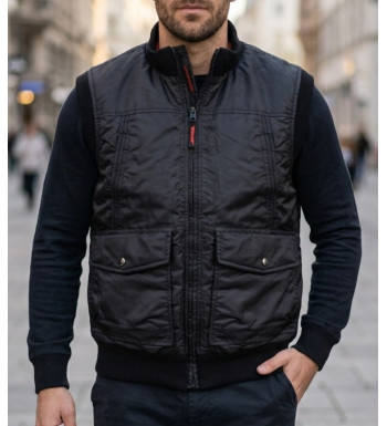 Gilet sans manches homme noir style bomber WINCHESTER DRIFTN