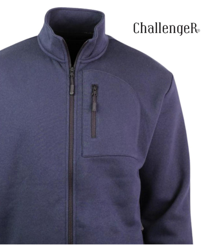 Veste Sweat CHALLENGER CAPITAINE1 Marine — Confort 4 Poches
