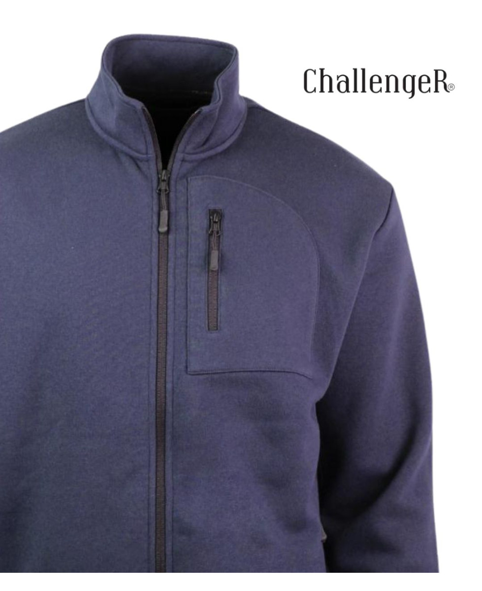 Veste Sweat CHALLENGER CAPITAINE1 Marine — Confort 4 Poches