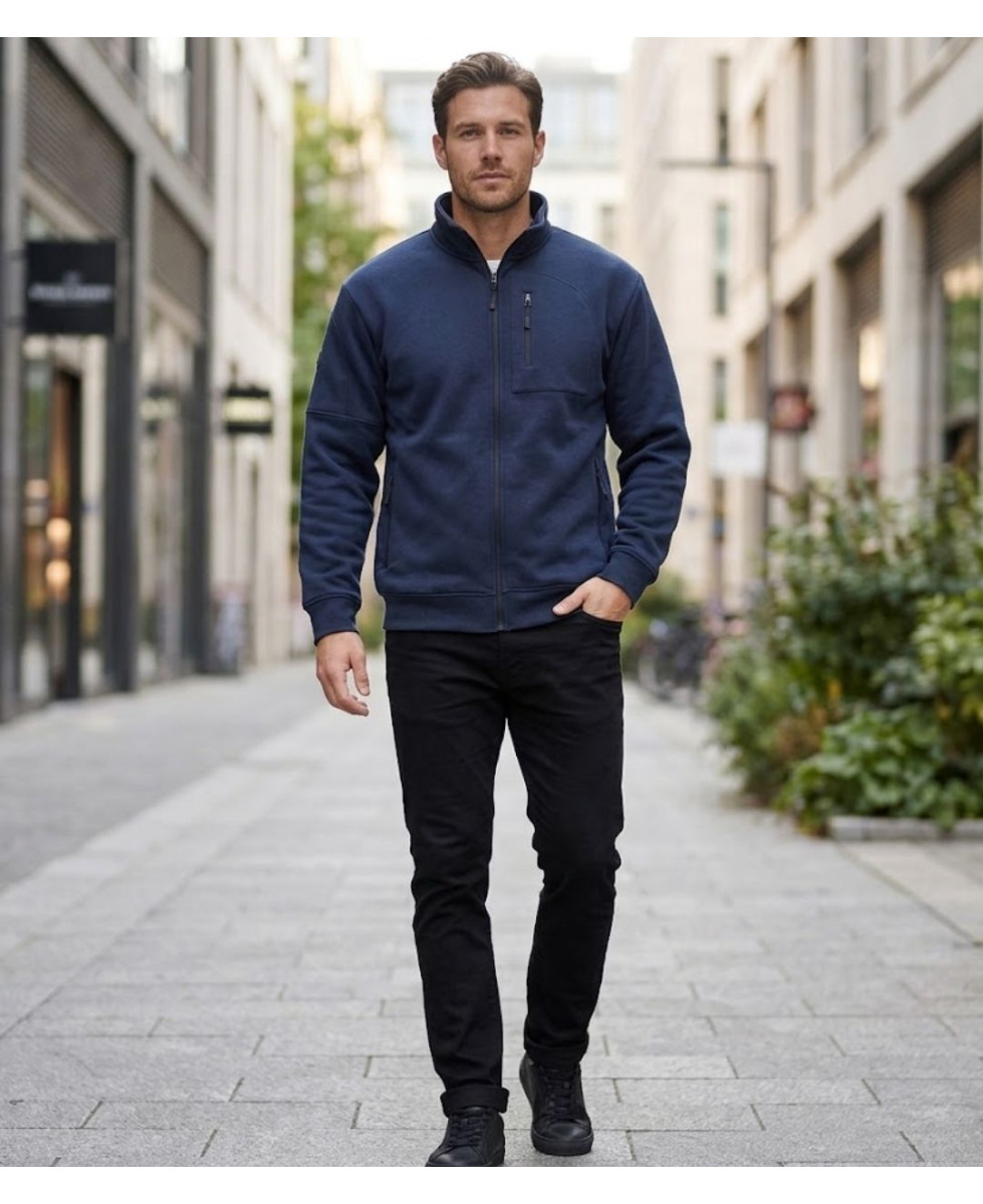 Veste Sweat CHALLENGER CAPITAINE1 Marine — Confort 4 Poches