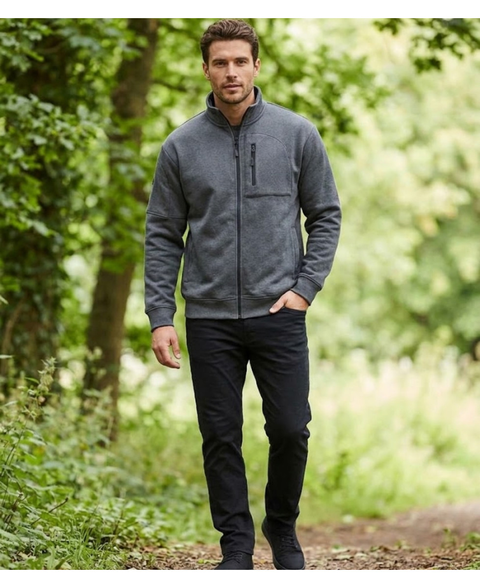 CHALLENGER CAPITAINE3 — Veste Sweat Gris Foncé 4 Poches