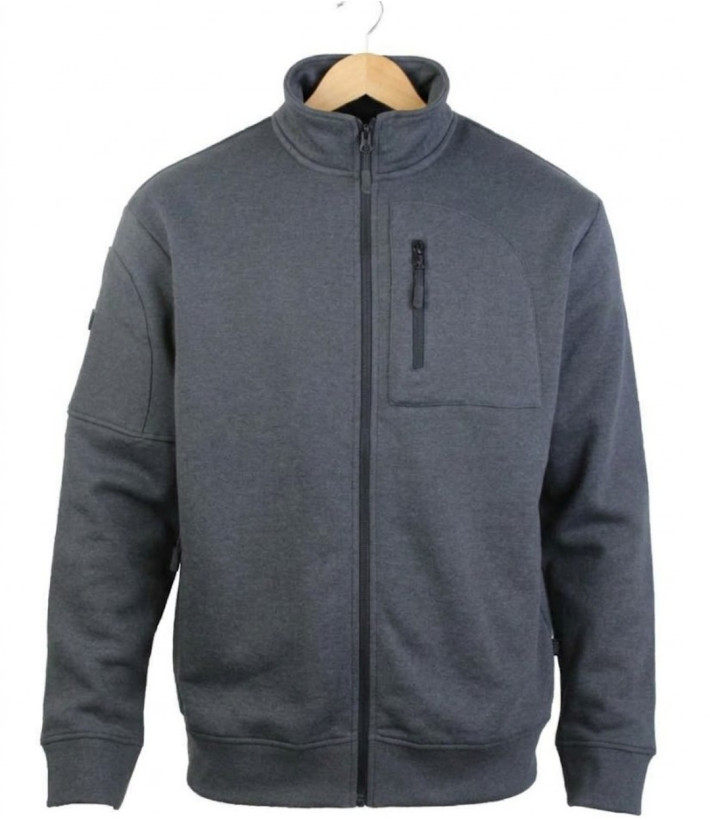 CHALLENGER CAPITAINE3 — Veste Sweat Gris Foncé 4 Poches