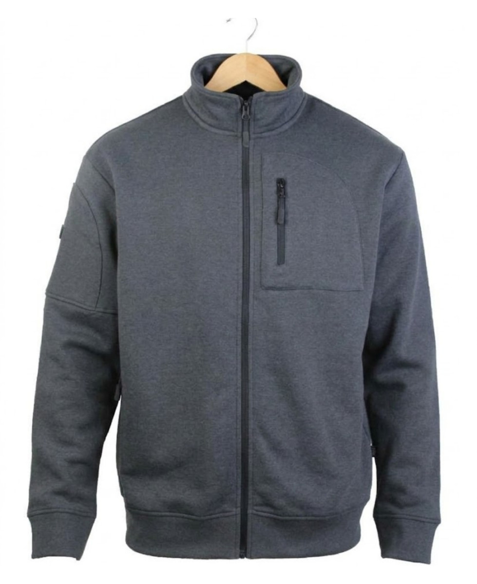 CHALLENGER CAPITAINE3 — Veste Sweat Gris Foncé 4 Poches