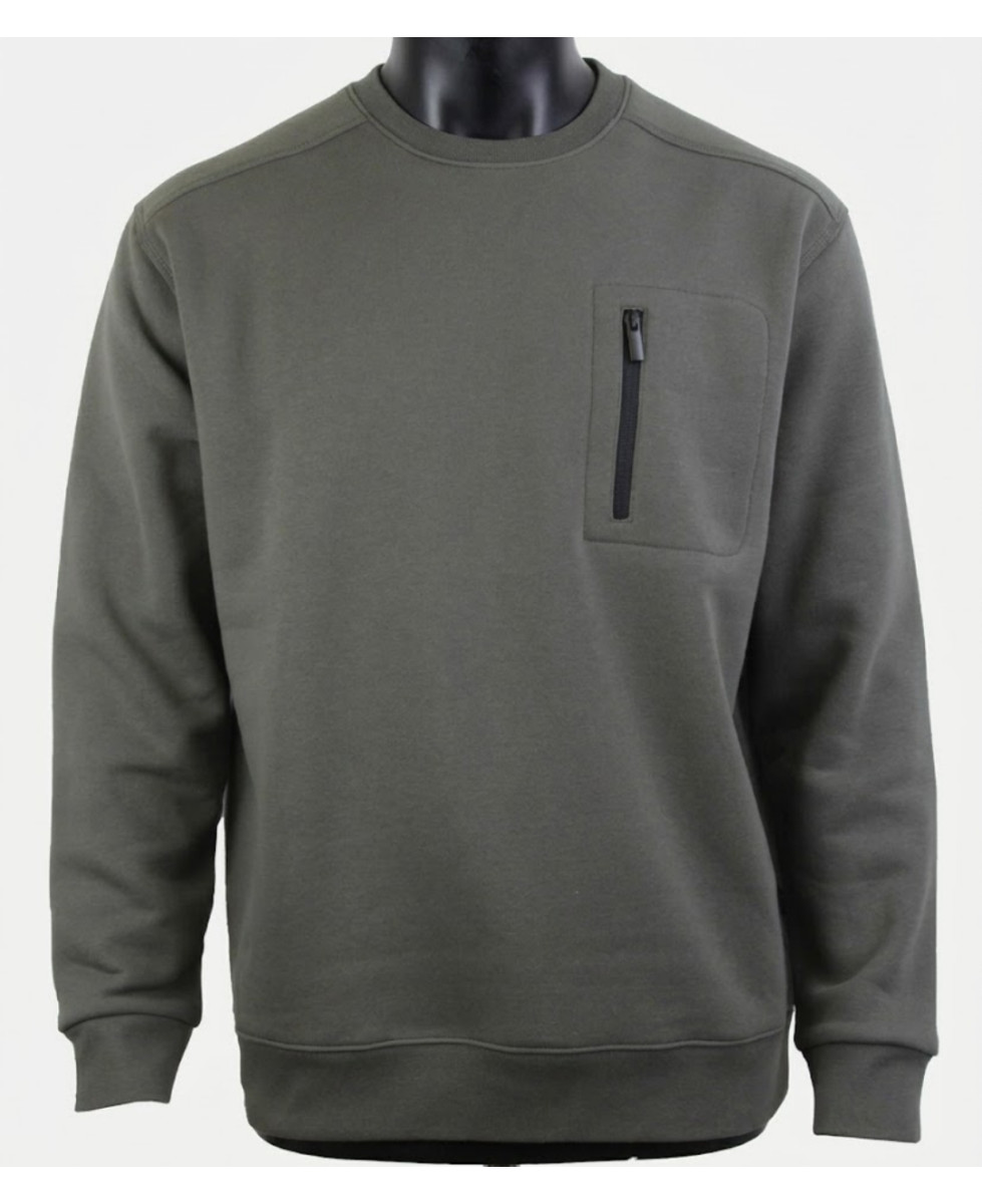 CHALLENGER GARRY1 — Sweat Col Rond Gris Quartz