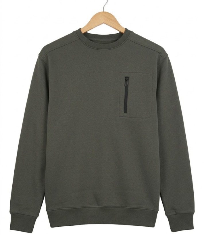 CHALLENGER GARRY1 — Sweat Col Rond Gris Quartz