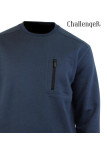 CHALLENGER GARRY3 — Sweat Col Rond Marine
