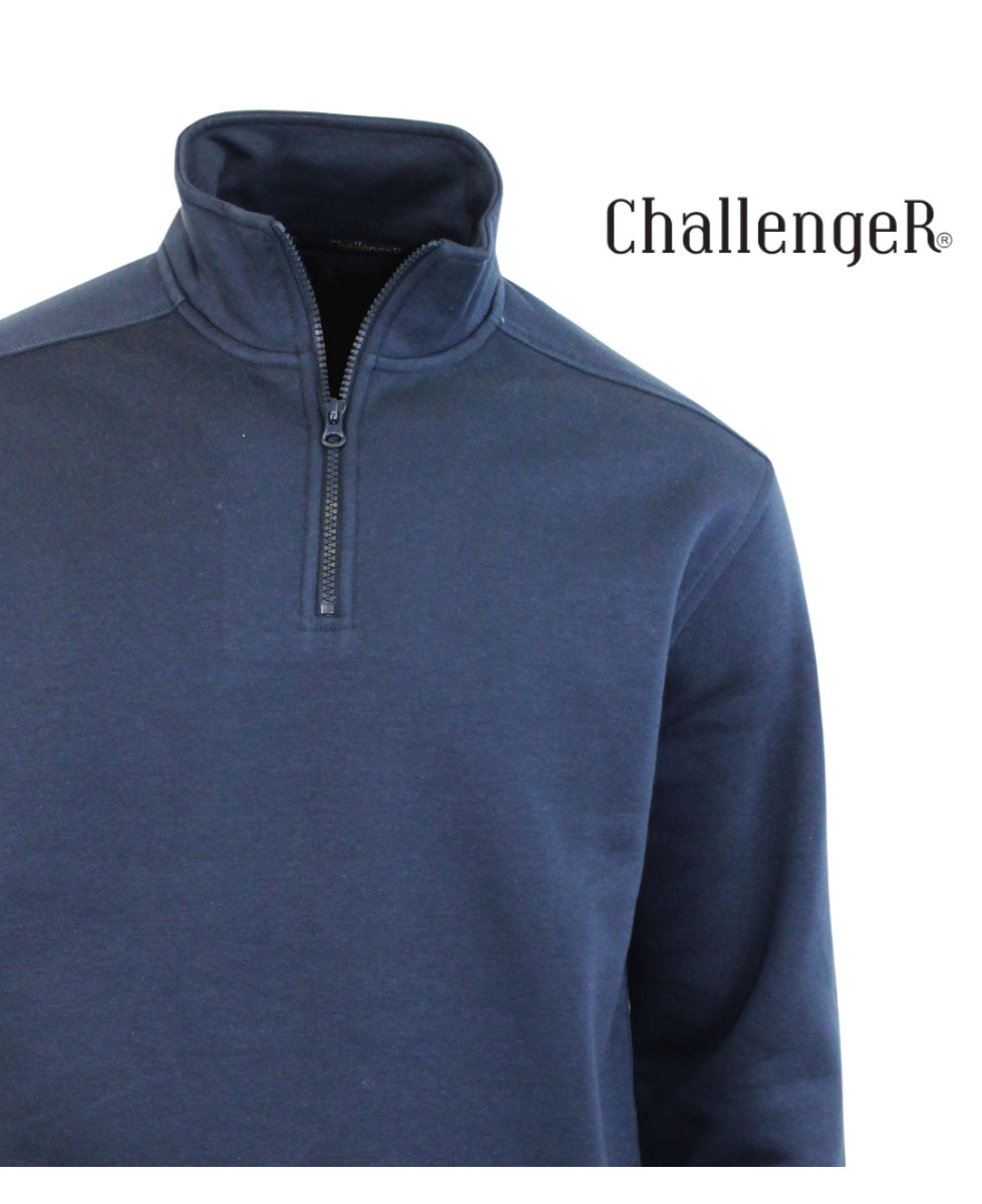 CHALLENGER PALERME2 — Sweat Col Camionneur Marine