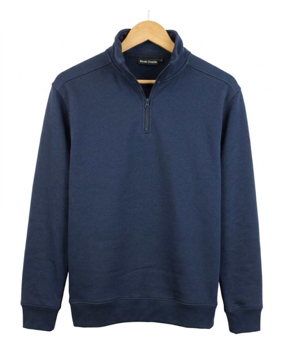 CHALLENGER PALERME2 — Sweat Col Camionneur Marine