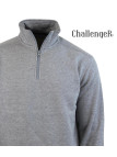 CHALLENGER PALERME3 — Sweat Col Camionneur Gris