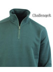 CHALLENGER PALERME4 — Sweat Col Camionneur Vert