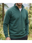 CHALLENGER PALERME4 sweat col camionneur vert foncé pour homme