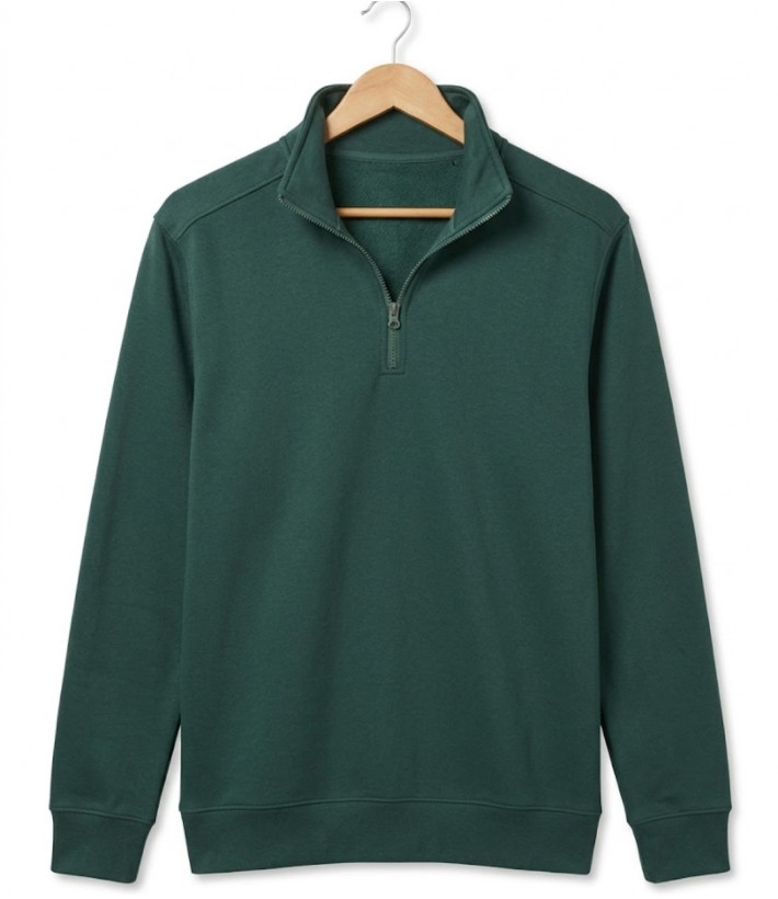 CHALLENGER PALERME4 — Sweat Col Camionneur Vert