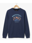 CHALLENGER PARK1 — Sweat Imprimé Marine Homme