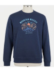 CHALLENGER PARK1 — Sweat Imprimé Marine Homme