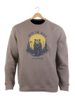 CHALLENGER PARK3 — Sweat Imprimé Taupe Homme