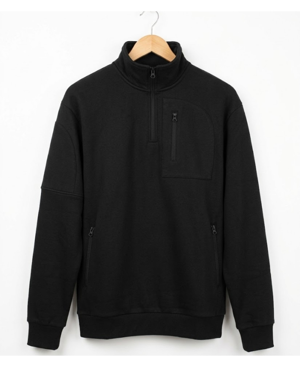 CHALLENGER PERCEVAL2 — Sweat camionneur noir résistant