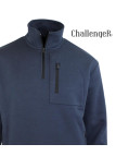 CHALLENGER PERCEVAL1 — Sweat Col Camionneur Marine