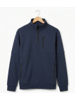 CHALLENGER PERCEVAL1 — Sweat Col Camionneur Marine