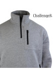 CHALLENGER PERCEVAL3 — Sweat Col Camionneur Gris