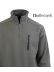 CHALLENGER PRESTON1 — Sweat Col Camionneur Gris