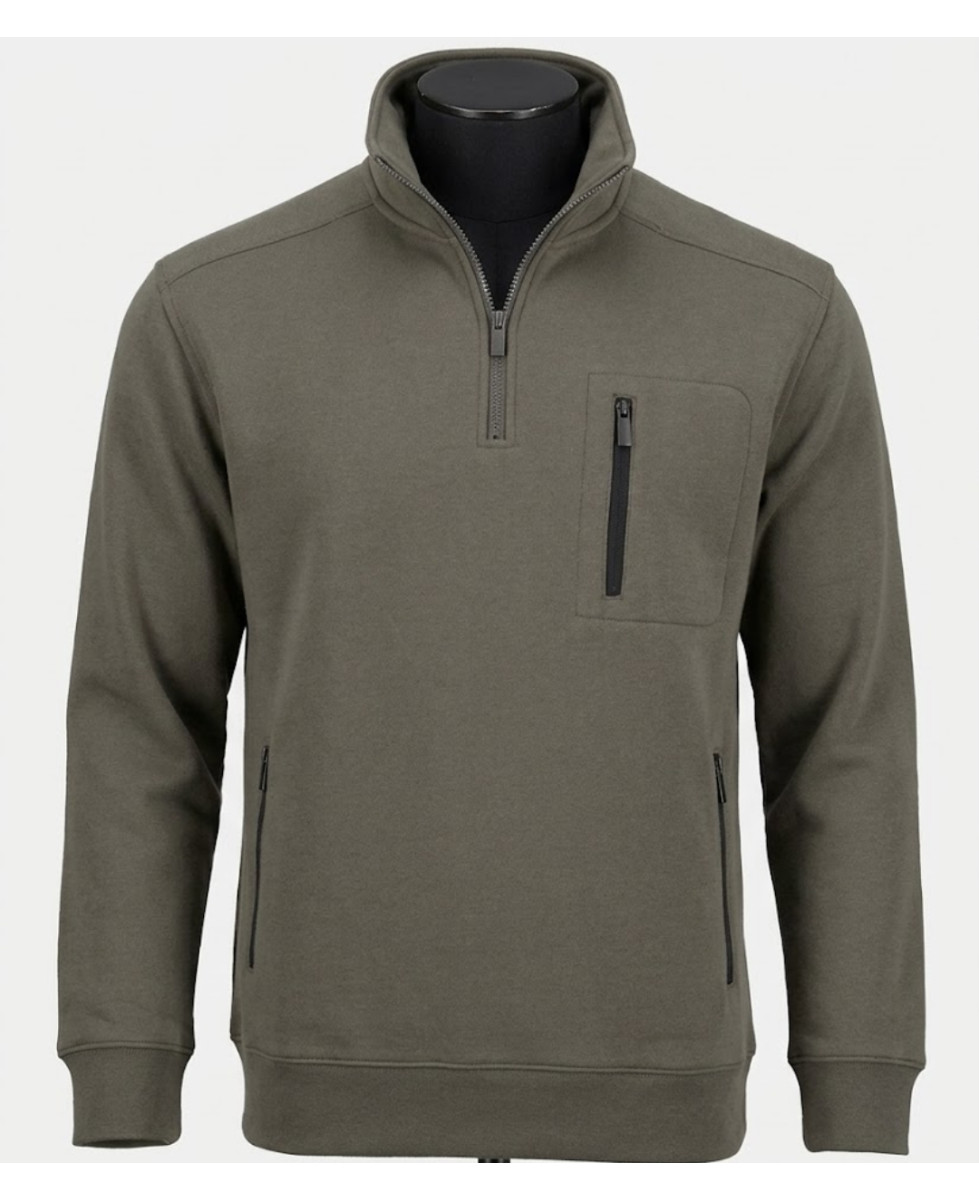 CHALLENGER PRESTON1 — Sweat Col Camionneur Gris
