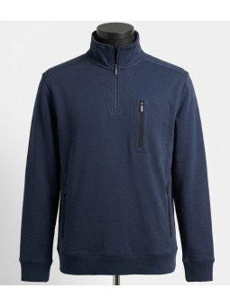 CHALLENGER PRESTON3 — Sweat Col Camionneur Marine