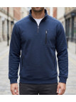 CHALLENGER PRESTON3 — Sweat Col Camionneur Marine