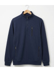 CHALLENGER PRESTON3 — Sweat Col Camionneur Marine