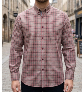 CHALLENGER TRADITION8 — Chemise homme stretch coupe confort