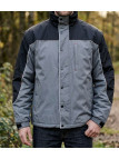 Blouson de travail imperméable à manches amovibles WORKER SH1033 coloris gris et noir