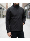 Veste softshell zippée homme OGALO SH1035 coloris noir et rouge
