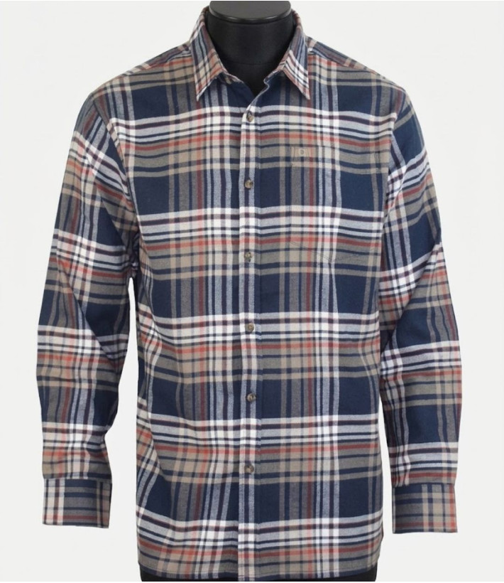 CHALLENGER BALEZE — Chemise flanelle chaude homme