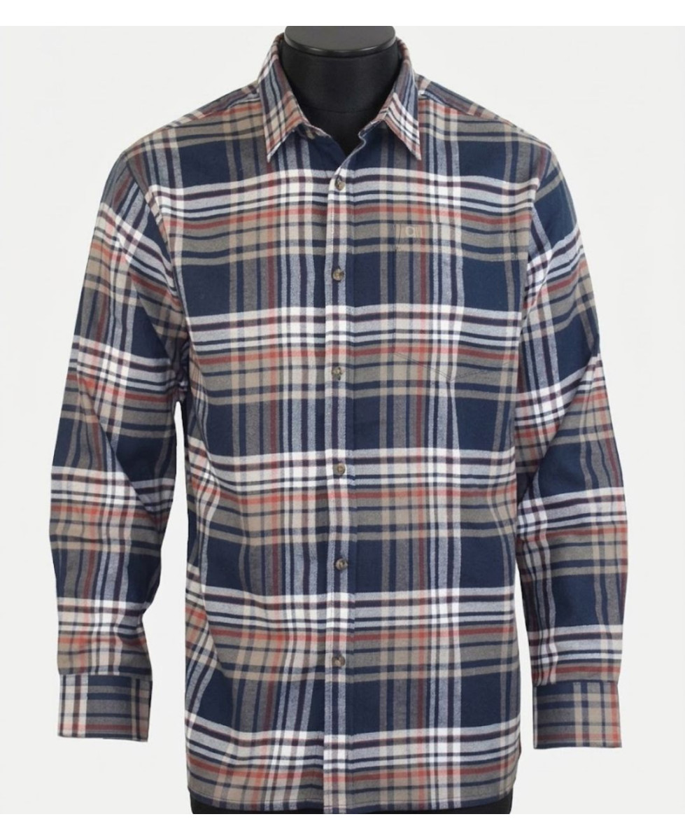 CHALLENGER BALEZE — Chemise flanelle chaude homme