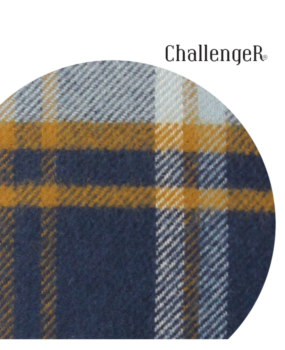 CHALLENGER BASQUE1 — Chemise flanelle chaude bleu