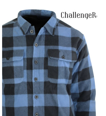 CHALLENGER KOZAK2 — Surchemise polaire chaude bleu