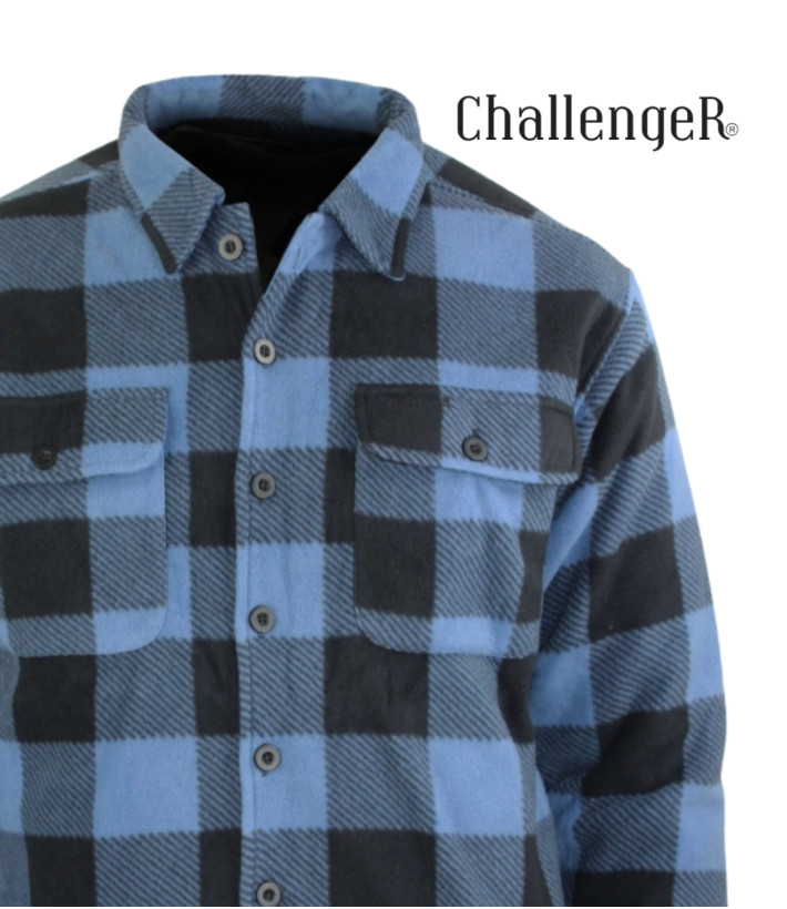 CHALLENGER KOZAK2 — Surchemise polaire chaude bleu