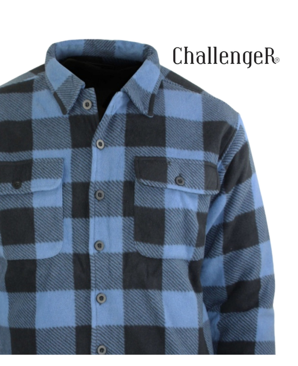 CHALLENGER KOZAK2 — Surchemise polaire chaude bleu