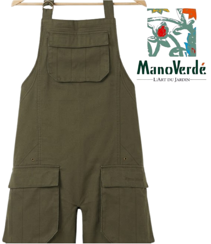 Manoverde MH1107 — Tablier jardin marron coton