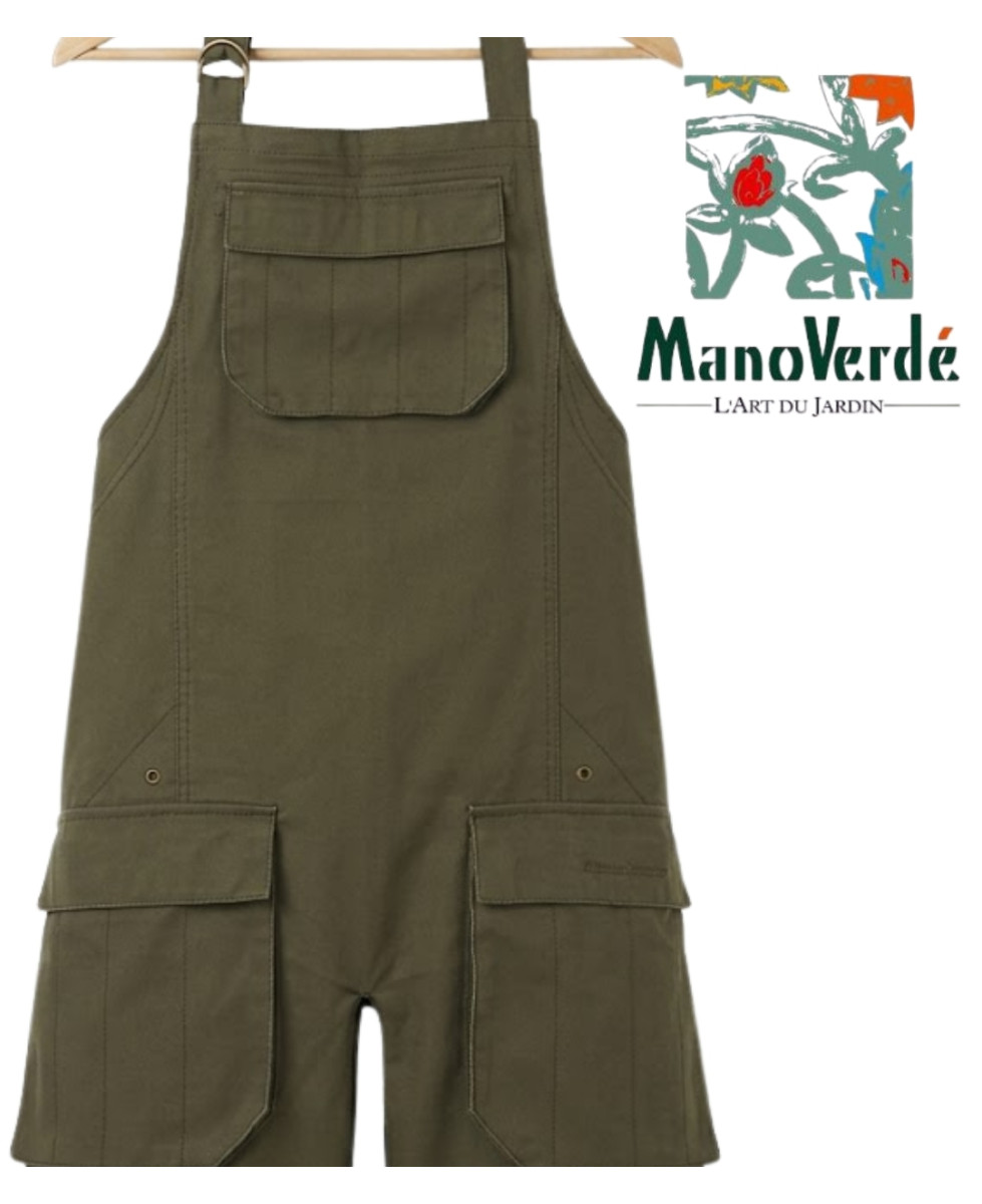 Manoverde MH1107 — Tablier jardin marron coton