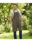 Manoverde MH1107 — Tablier jardin marron coton